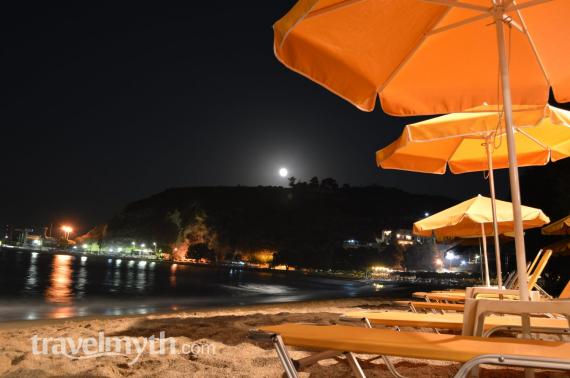 Fullmoon at Kalives beach